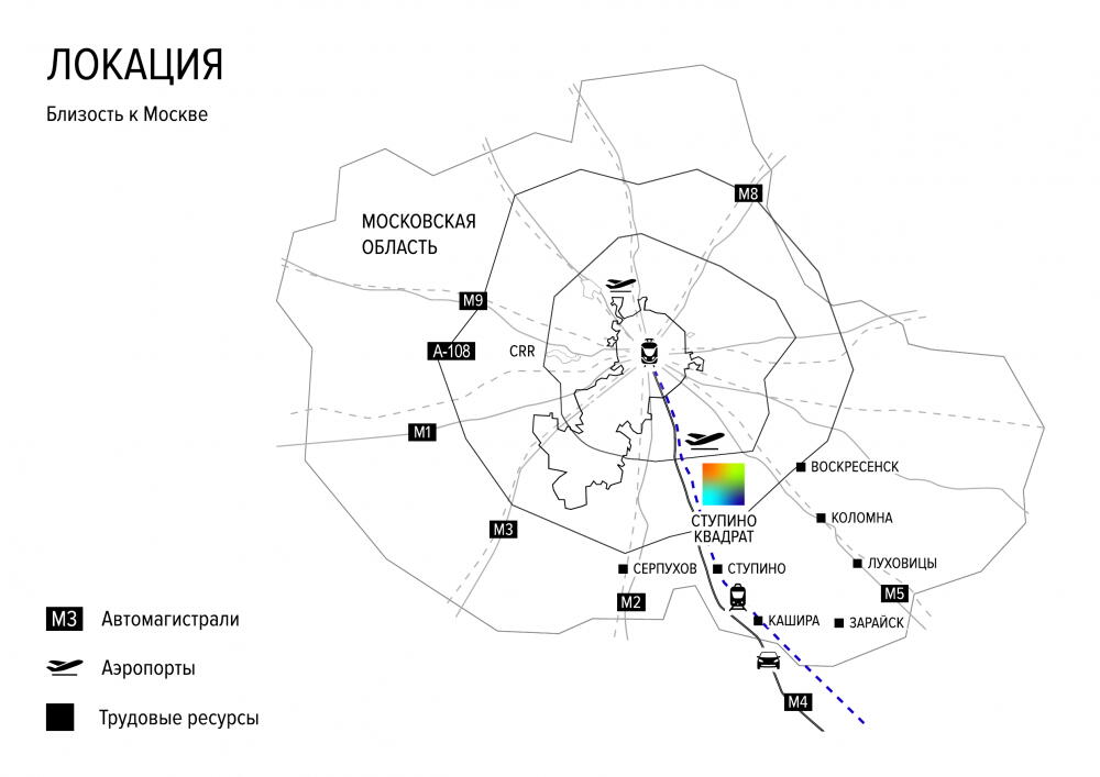 Локация и блихость к Москве